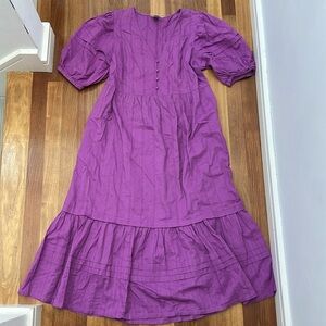 Dark pink long dress size medium